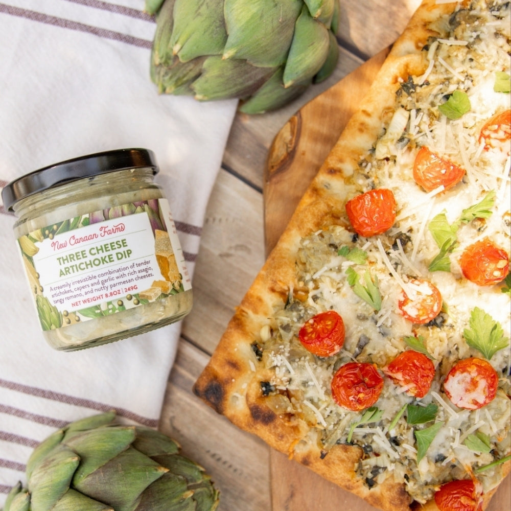 Three Cheese Artichoke & Spinach Flatbread