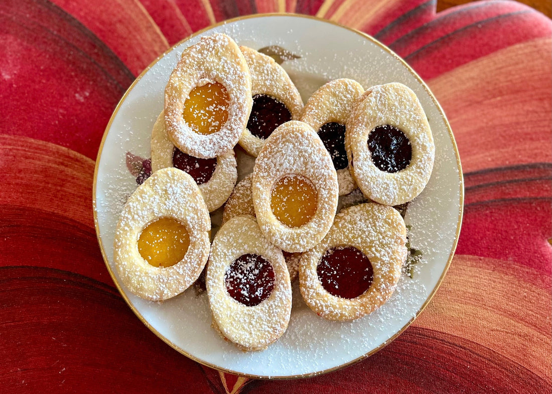 Berry Jam Drop Cookies