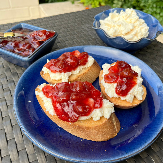 Cherry Ricotta Toast