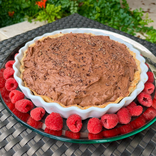 Chocolate Cherry Chiffon Pie