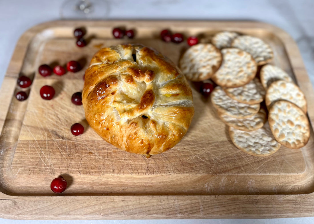 Cranberry Pepper Baked Brie