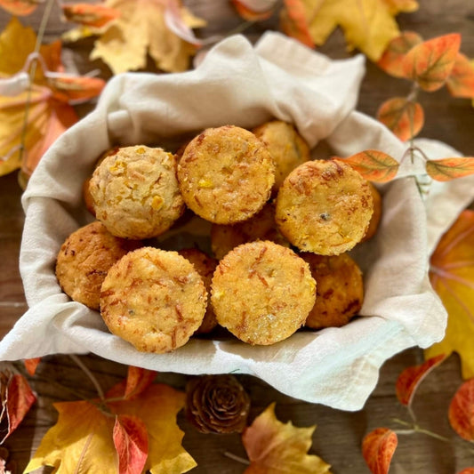 Cranberry Pepper Cornbread Muffins