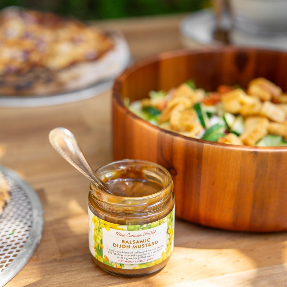Garden Salad with Balsamic Maple Dijon Dressing