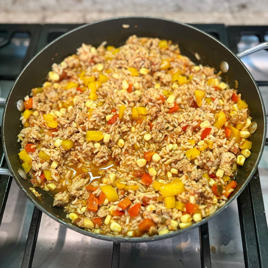 One-Pan Turkey & Rice Skillet