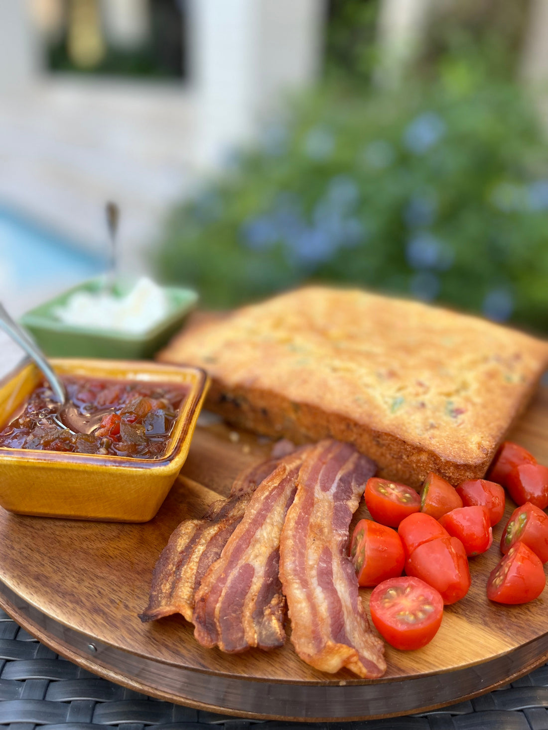 Pepper Bacon Cornbread