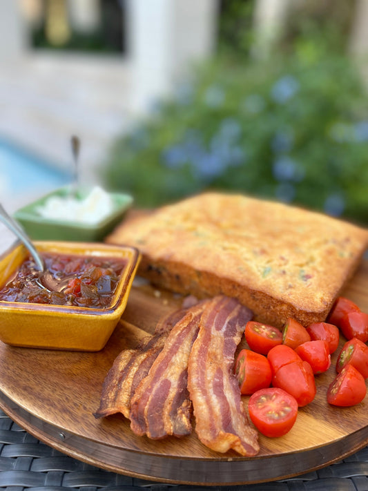 Pepper Bacon Cornbread