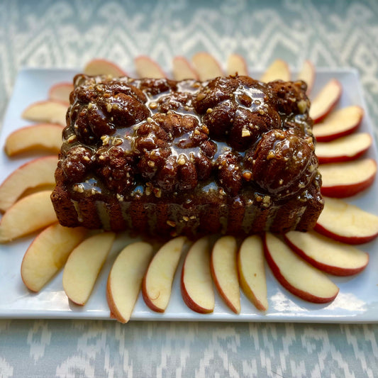 Pumpkin Cake with Honey Pecan Glaze