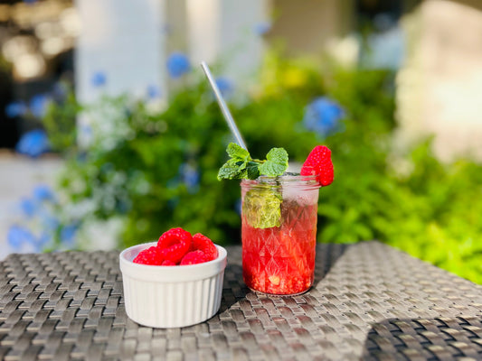 Raspberry Rum Refresher