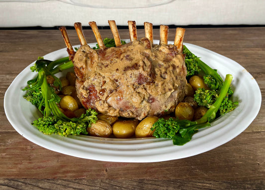 Slow-Roasted Rosemary & Olive Lamb