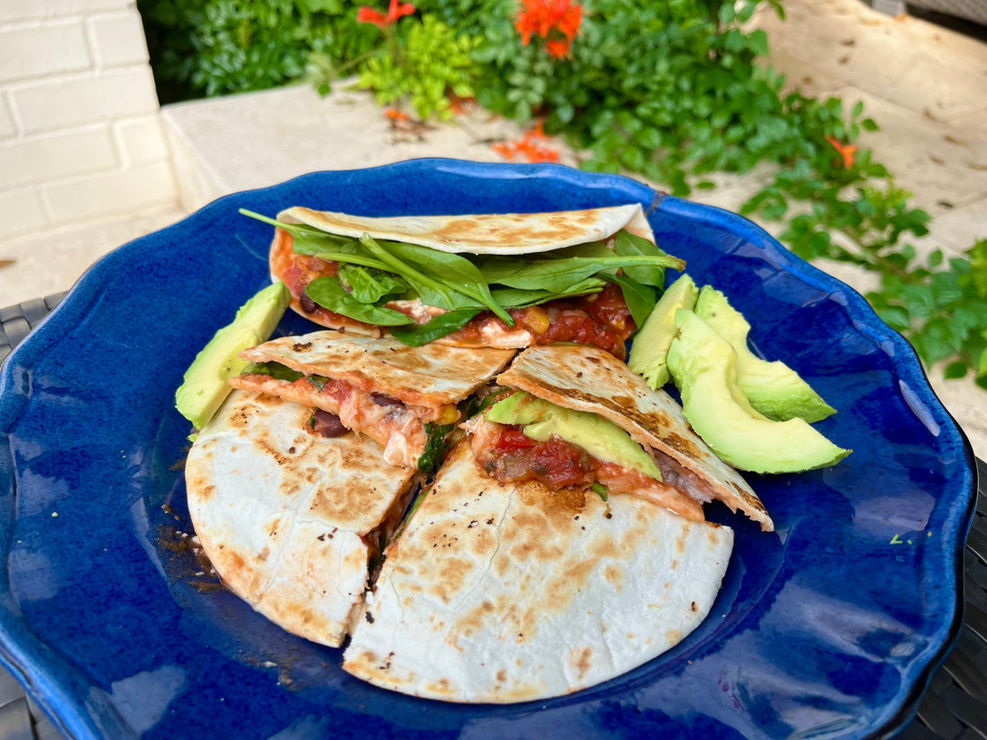 Southwest Black Bean & Goat Cheese Quesadilla