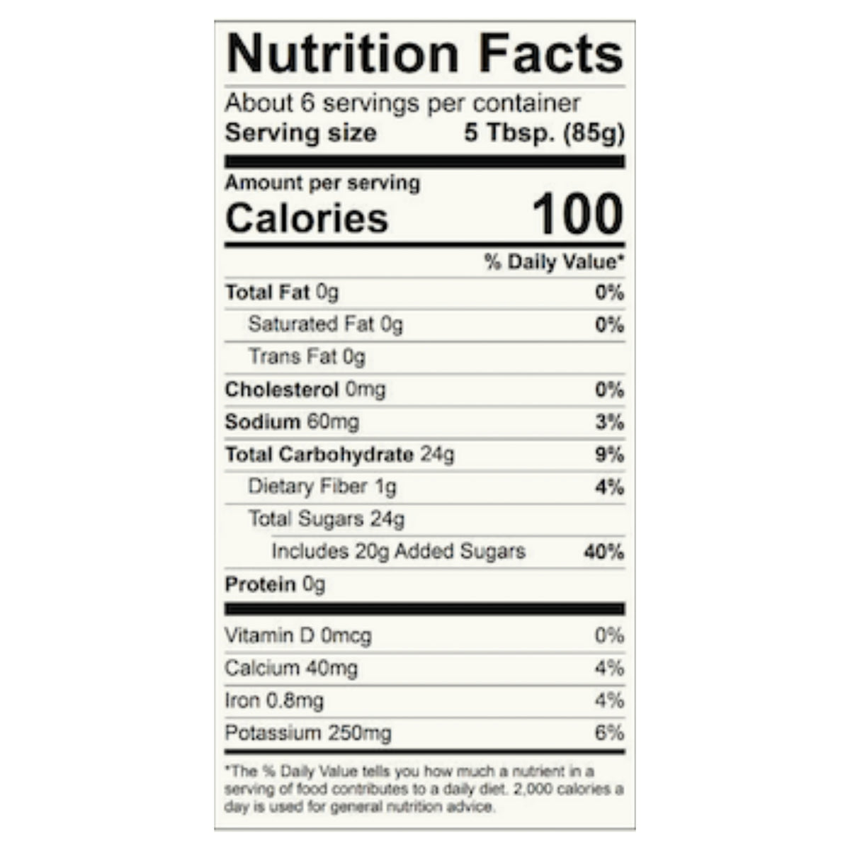 Blanco River Applekraut Nutrition
