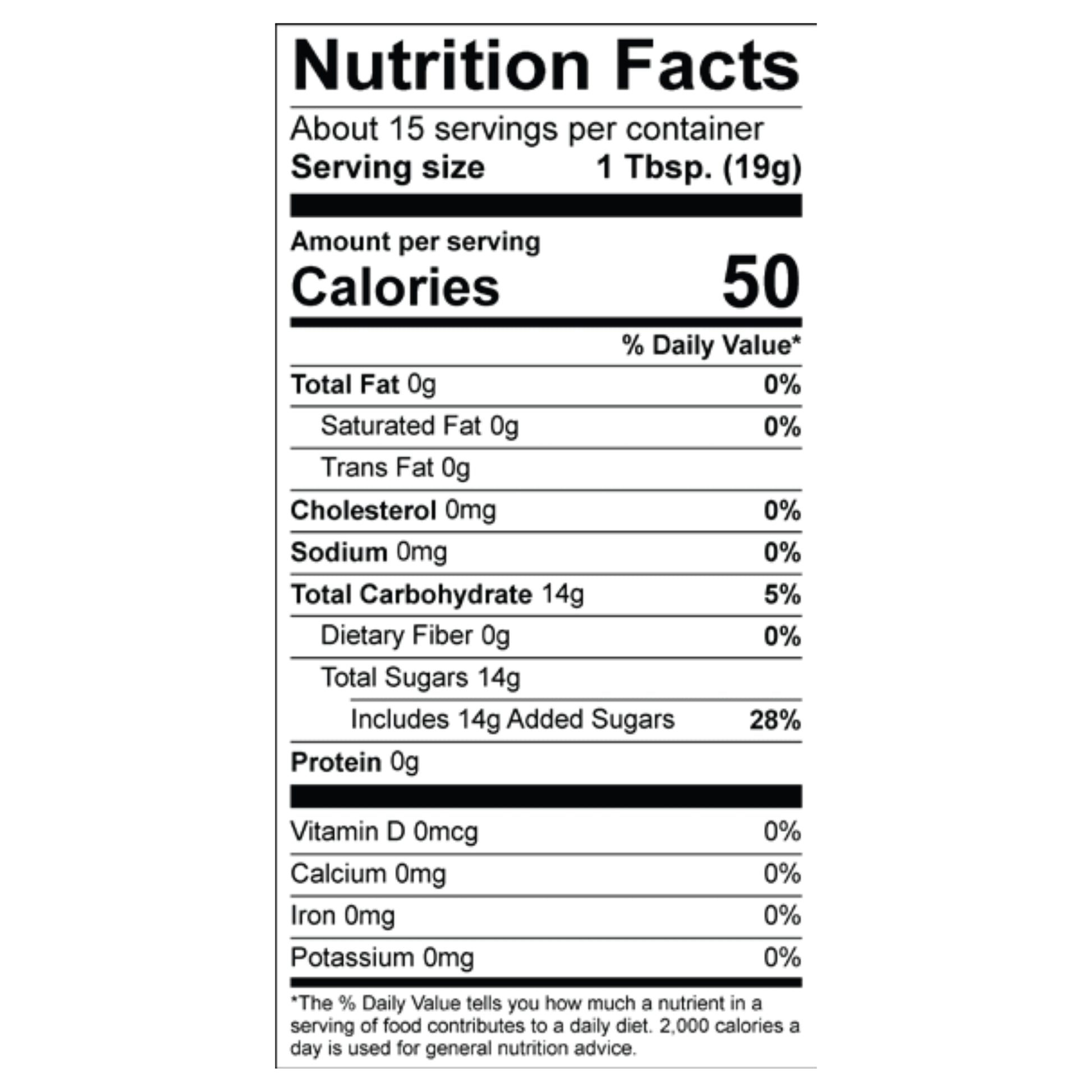 Country Apple Butter Nutrition