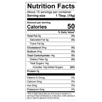 Country Apple Butter Nutrition