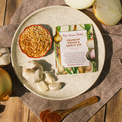 Crunchy Onion Garlic Dip