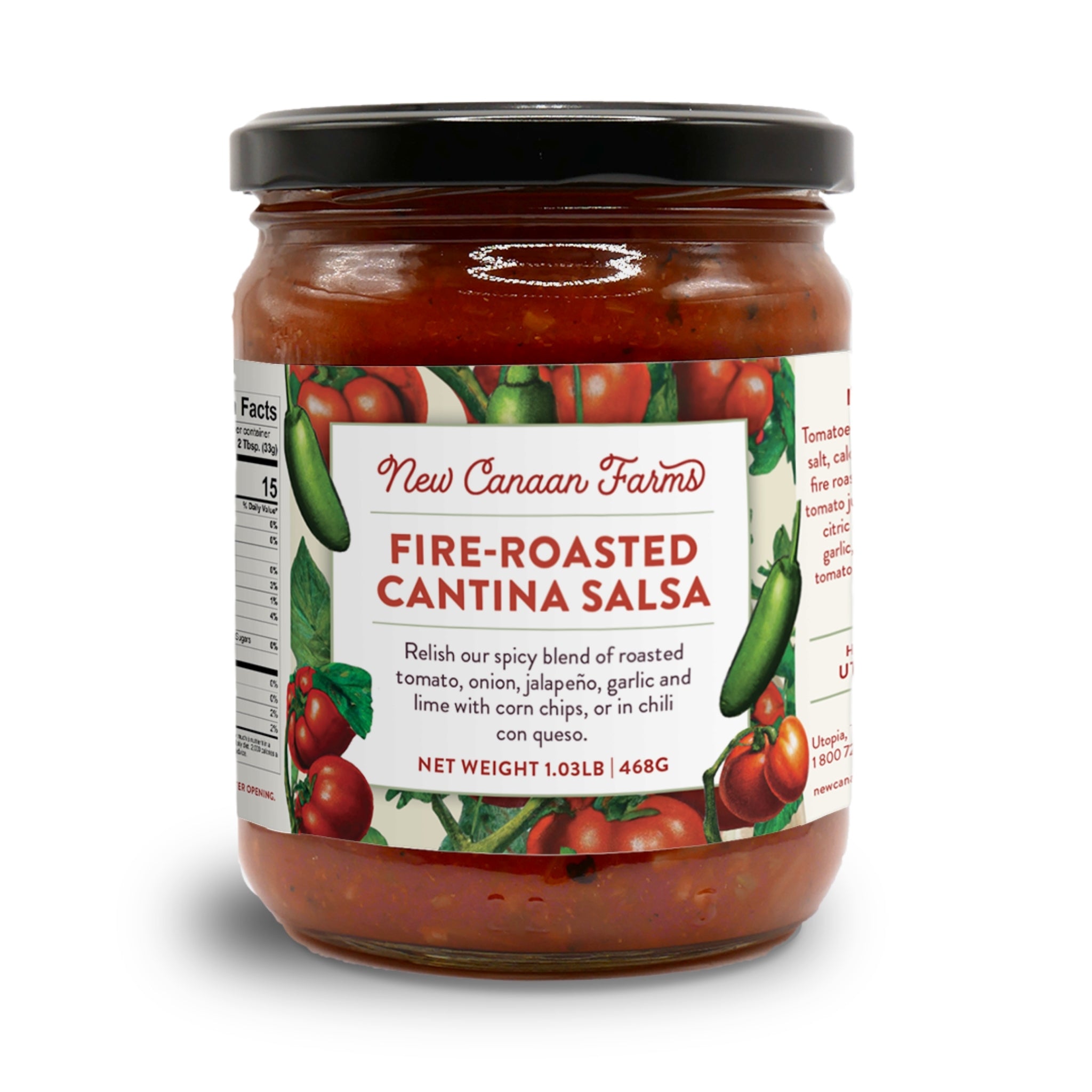 Fire-Roasted Cantina Salsa | New Canaan Farms – New Canaan Farms