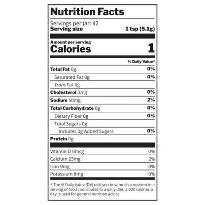 Sundried Tomato Basil Mustard Nutrition