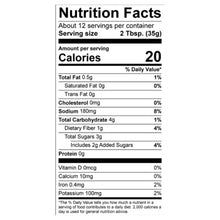 Tejas Grilling BBQ Sauce Nutrition