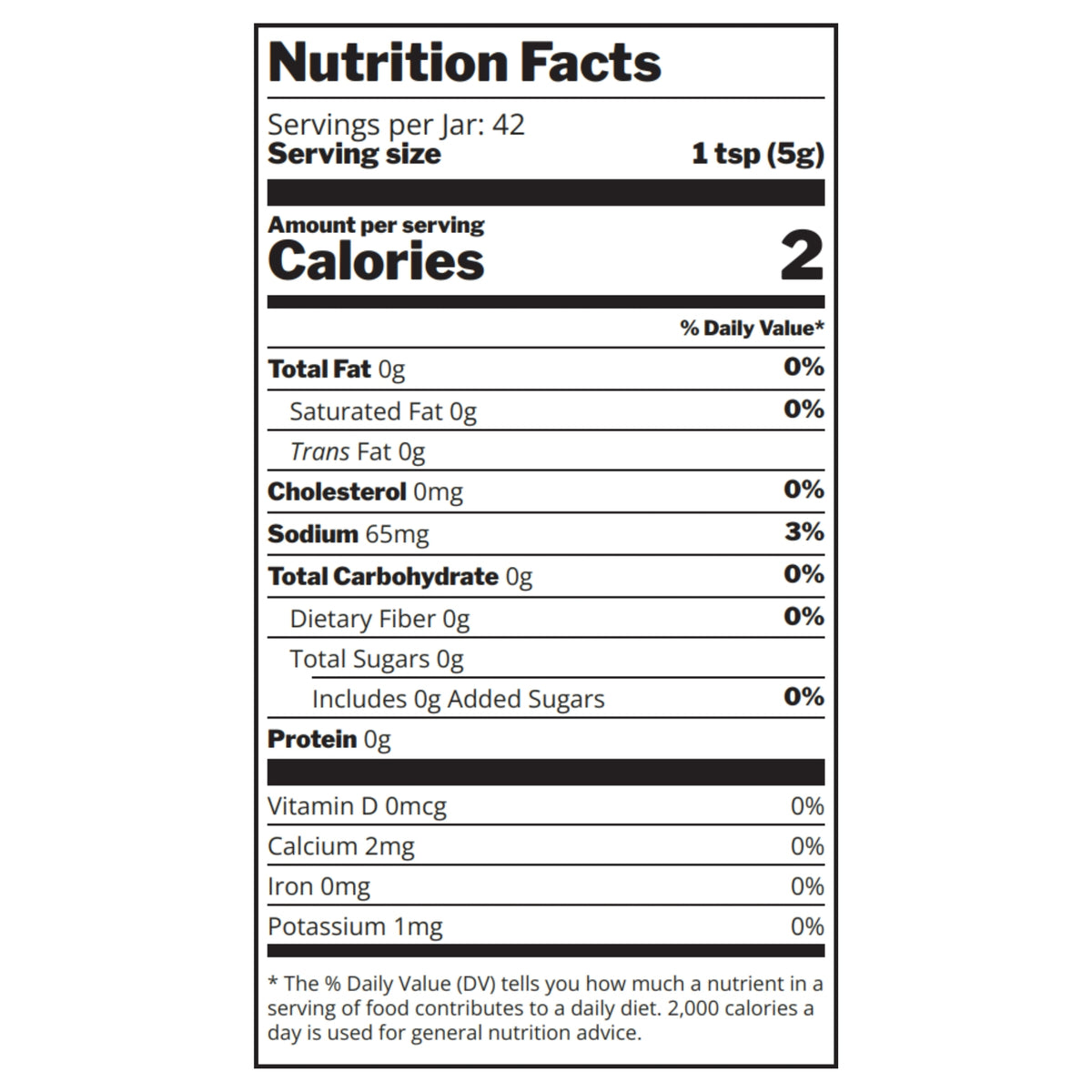 The Works Mustard Nutrition