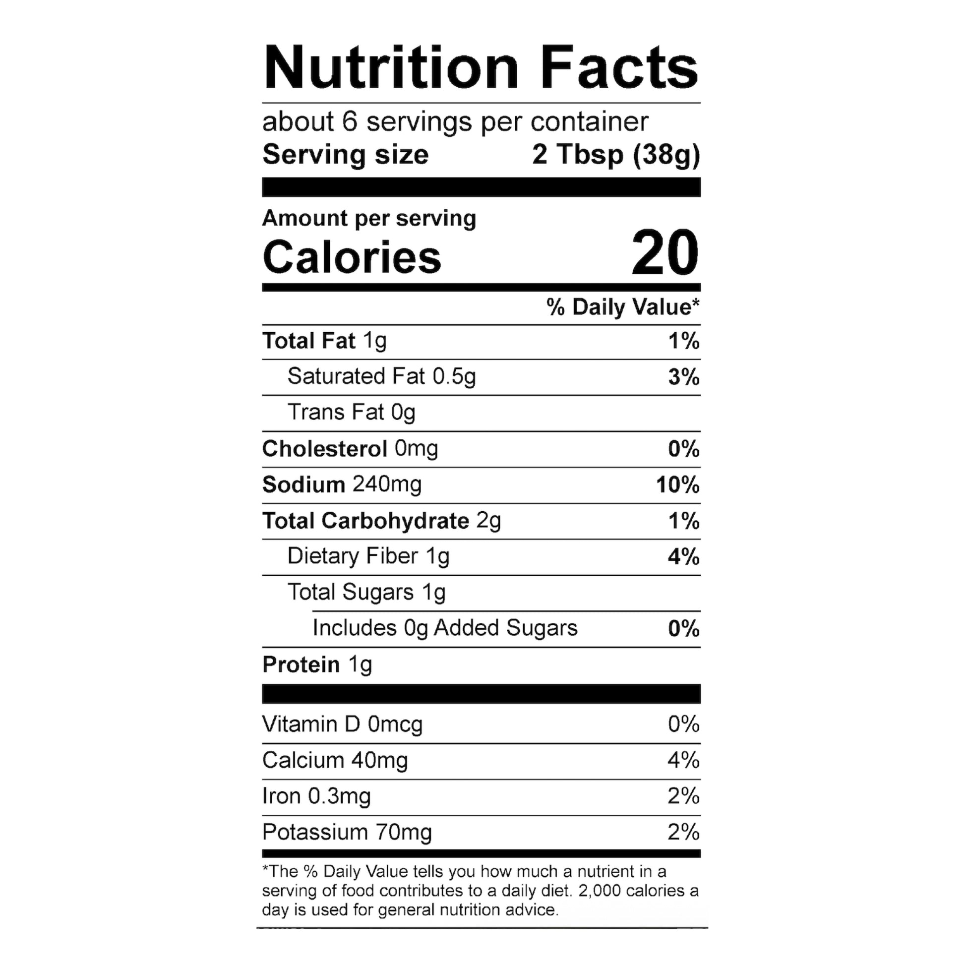 Three Cheese Artichoke Dip Nutrition