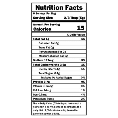 Top Tex-Mex Chili Mix Nutrition