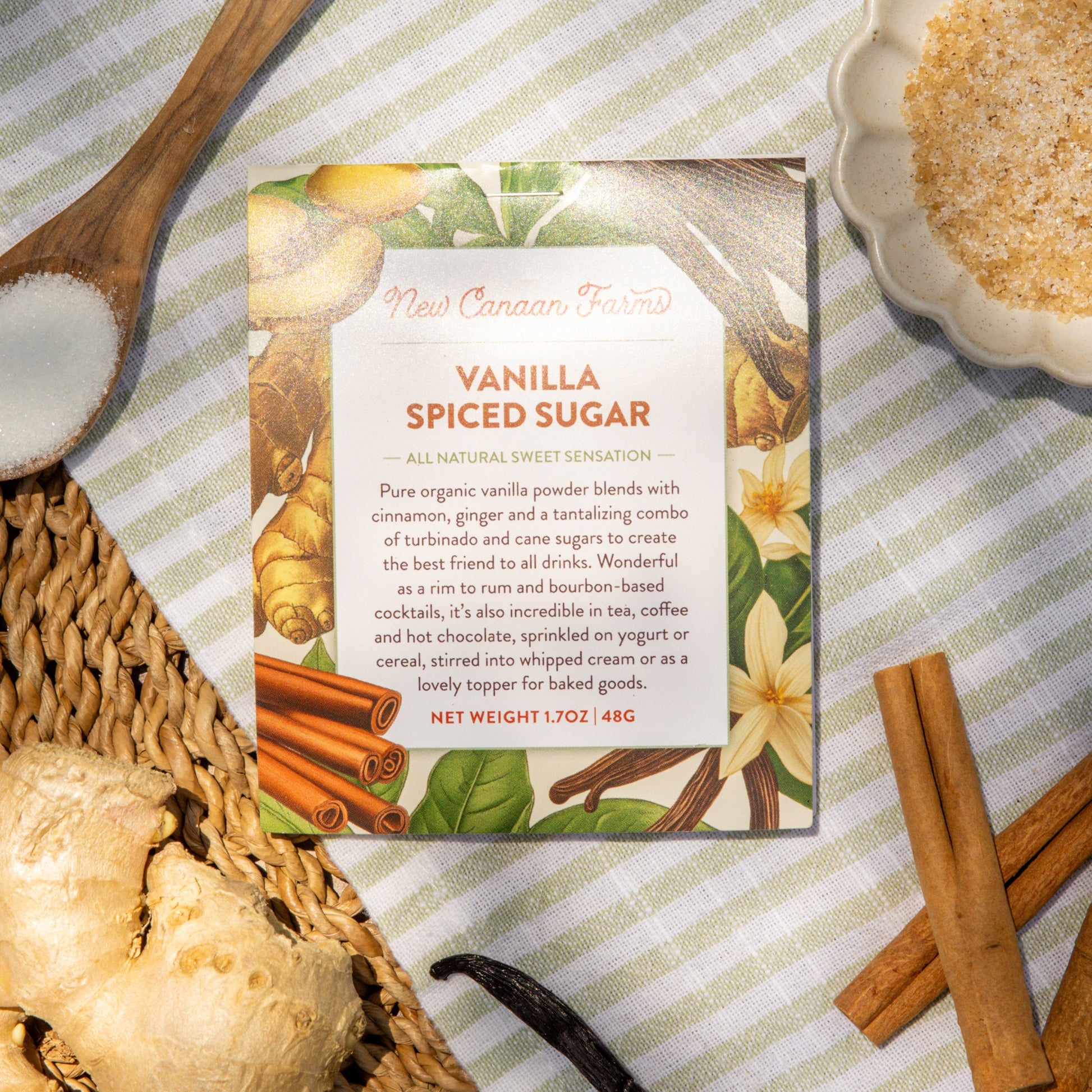 New Canaan Farms Vanilla Spiced Sugar