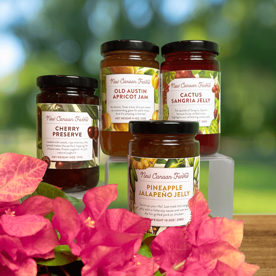New Canaan Farms summer collection of sweet jams