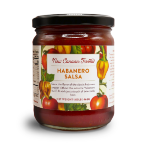Jar of New Canaan Farms Habanero Salsa